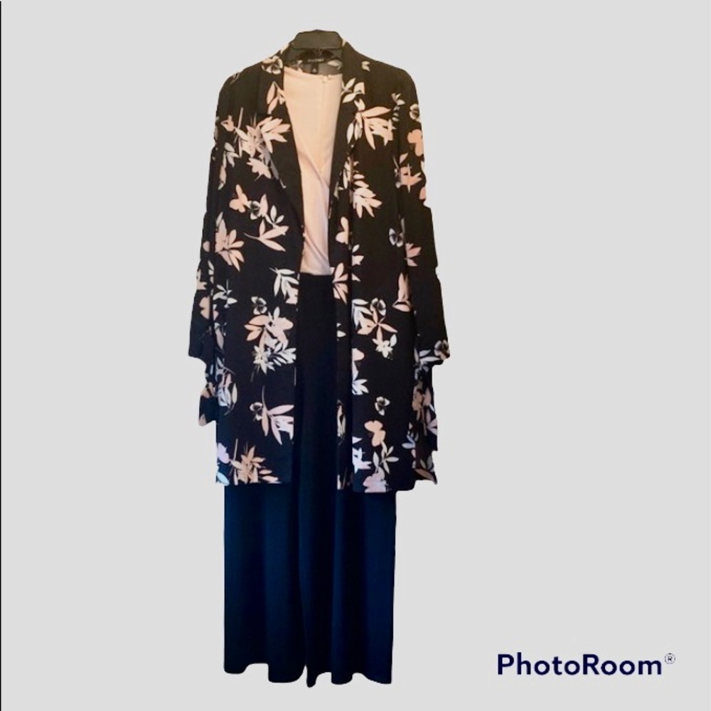 Fox and Ali long jacket and jumpsuit